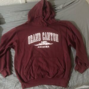 Grand Canyon maroon hoodie